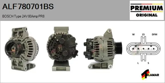 Alternator (ALF780701BS)