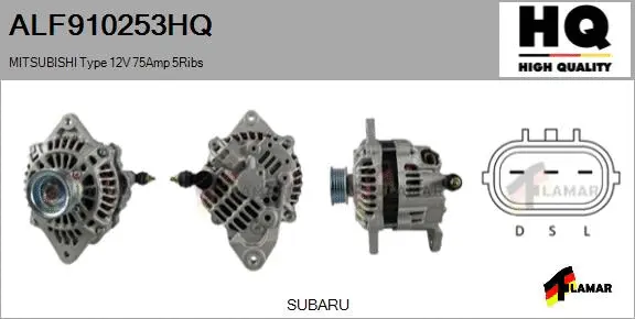 Alternator (ALF910253HQ)