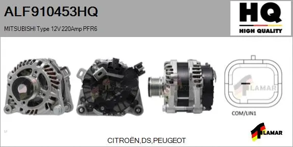 Alternator (ALF910453HQ)