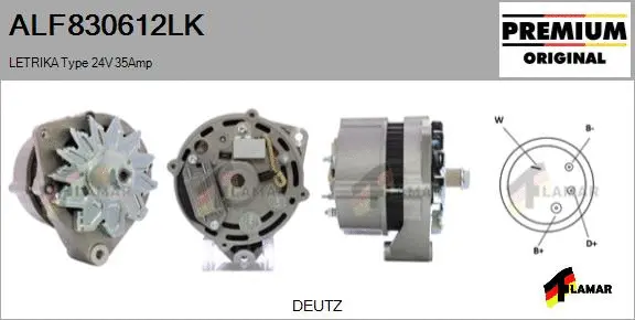 Alternator (ALF830612LK)