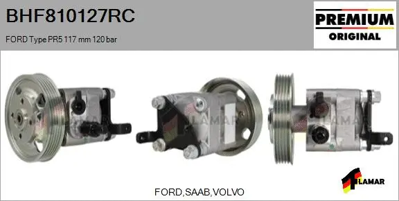 Hydraulic Pump, steering (BHF810127RC)