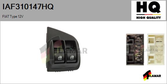 Switch, window regulator (IAF310147HQ)