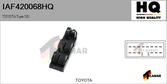 Switch, window regulator (IAF420068HQ)