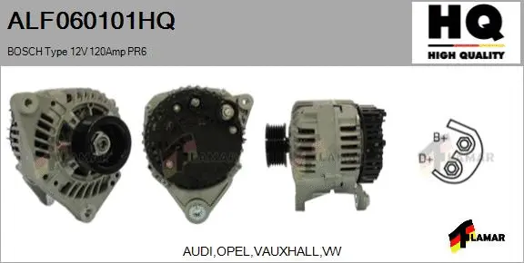 Alternator (ALF060101HQ)