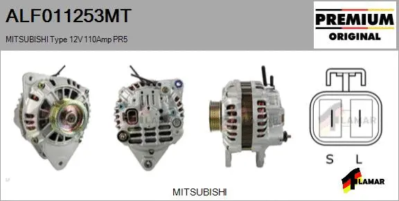 Alternator (ALF011253MT)