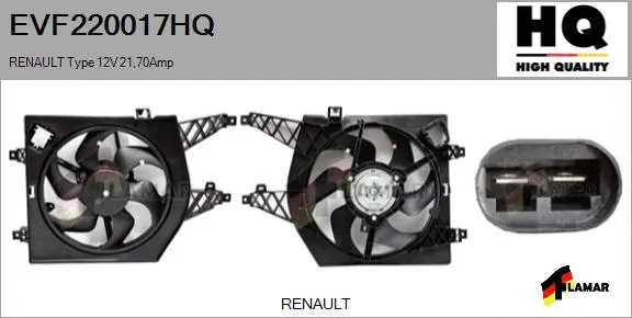 Electric Motor, radiator fan (EVF220017HQ)
