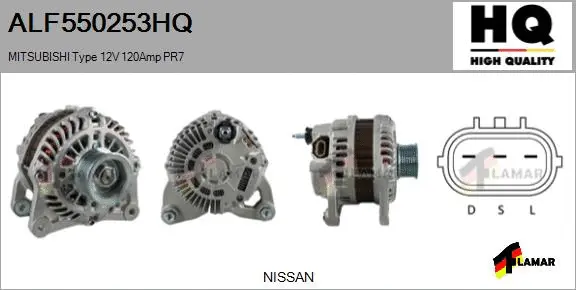 Alternator (ALF550253HQ)