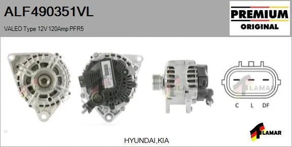 Alternator (ALF490351VL)