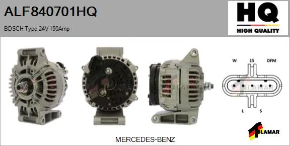 Alternator (ALF840701HQ)