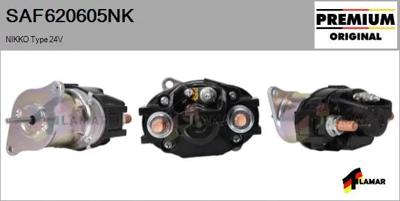 Solenoid Switch, starter (SAF620605NK)