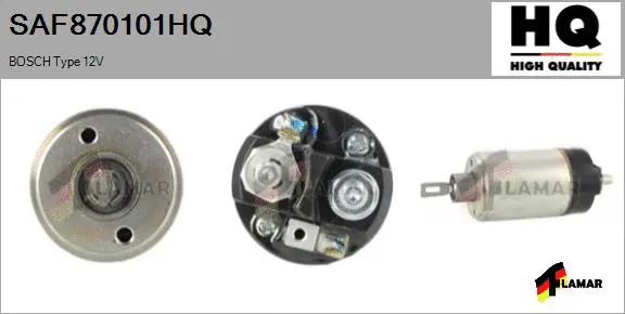 Solenoid Switch, starter (SAF870101HQ)