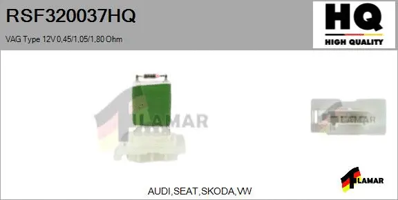 Resistor, interior blower (RSF320037HQ)