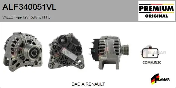 Alternator (ALF340051VL)