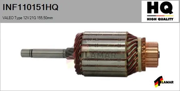 Armature, starter (INF110151HQ)