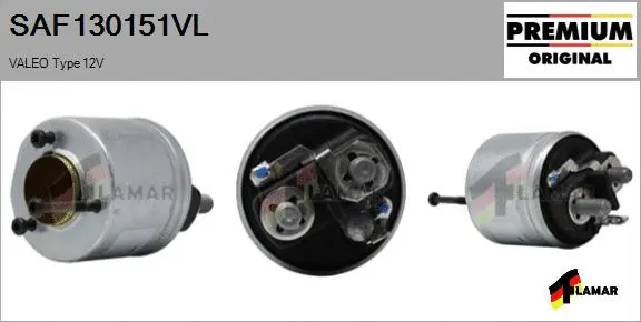 Solenoid Switch, starter (SAF130151VL)