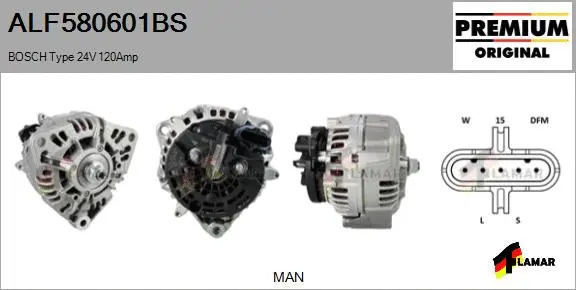 Alternator (ALF580601BS)