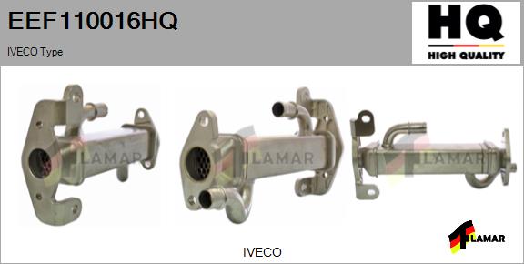 Cooler, exhaust gas recirculation (EEF110016HQ)