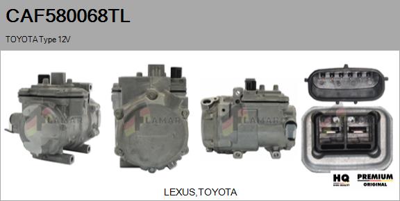 Compressor, air conditioning (CAF580068TL)