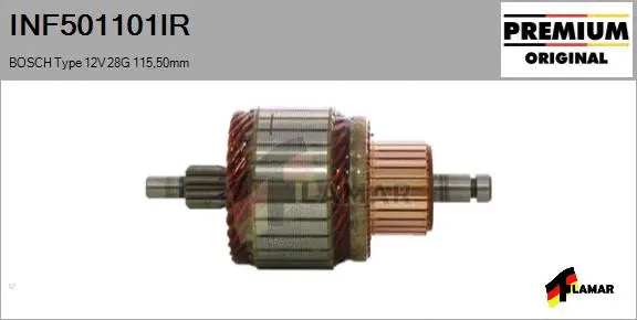 Armature, starter (INF501101IR)