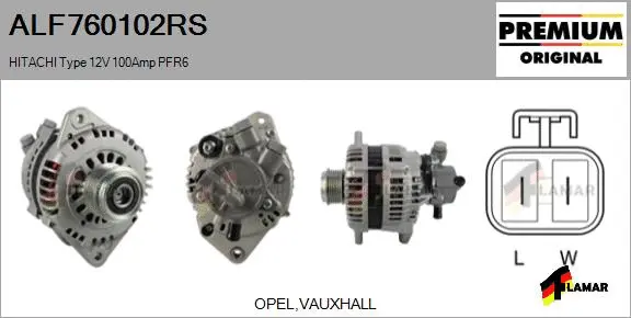 Alternator (ALF760102RS)