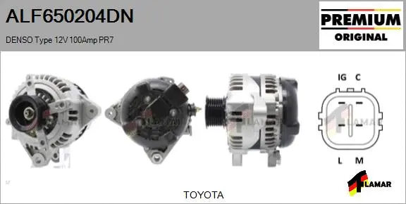 Alternator (ALF650204DN)