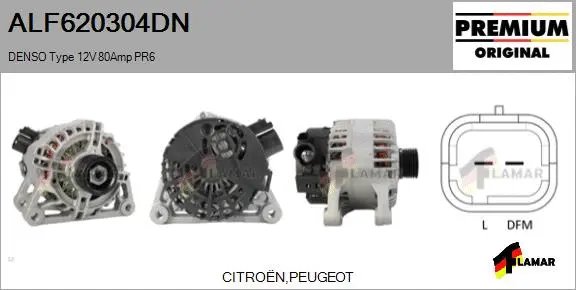 Alternator (ALF620304DN)