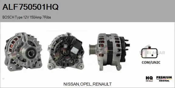Alternator (ALF750501HQ)
