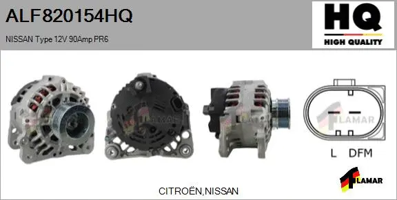 Alternator (ALF820154HQ)