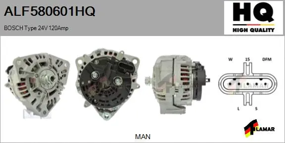 Alternator (ALF580601HQ)