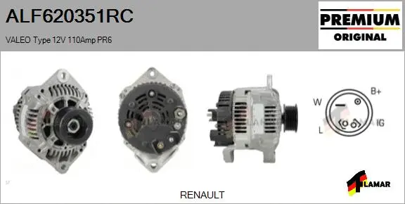 Alternator (ALF620351RC)