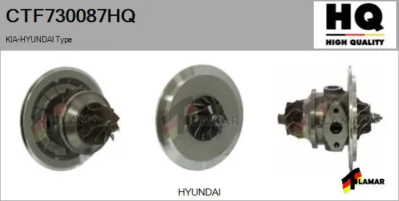 Core assembly, turbocharger (CTF730087HQ)