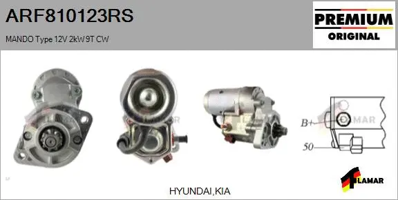 Starter (ARF810123RS)