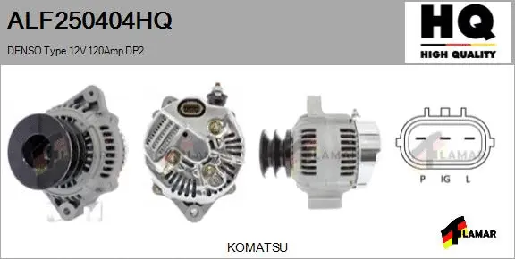 Alternator (ALF250404HQ)