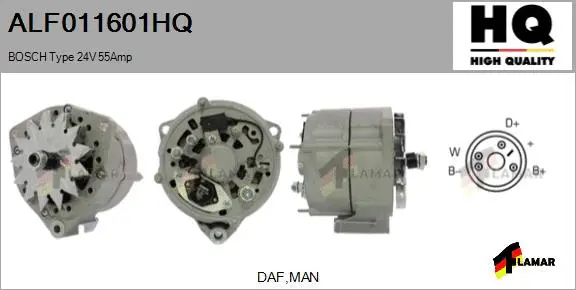 Alternator (ALF011601HQ)