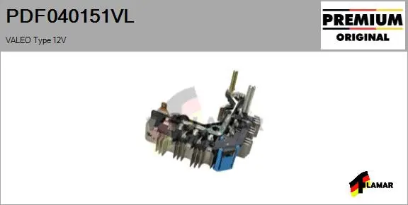 Rectifier, alternator (PDF040151VL)