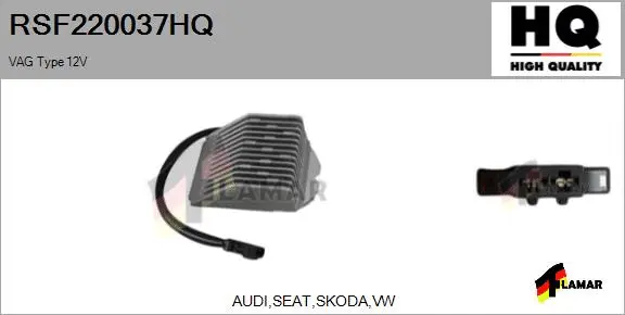 Resistor, interior blower (RSF220037HQ)