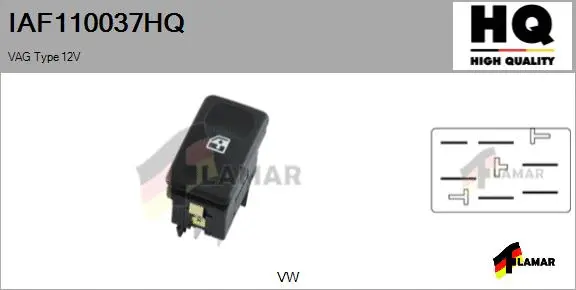 Switch, window regulator (IAF110037HQ)