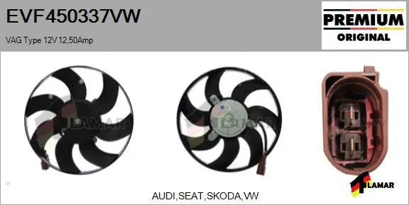 Fan, engine cooling (EVF450337VW)