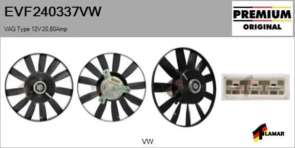 Fan, engine cooling (EVF240337VW)