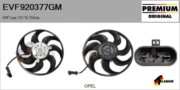Fan, engine cooling (EVF920377GM)