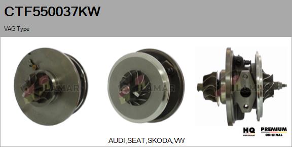 Core assembly, turbocharger (CTF550037KW)