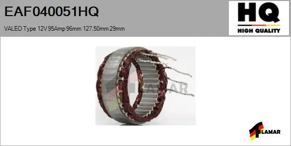 Stator, alternator (EAF040051HQ)