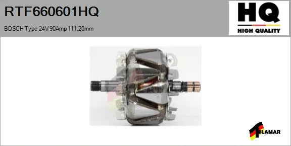 Rotor, alternator (RTF660601HQ)