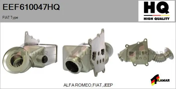 Cooler, exhaust gas recirculation (EEF610047HQ)