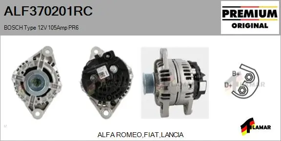 Alternator (ALF370201RC)