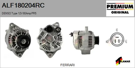 Alternator (ALF180204RC)