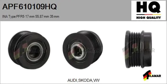 Belt Pulley, alternator (APF610109HQ)