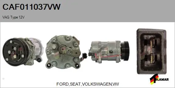 Compressor, air conditioning (CAF011037VW)