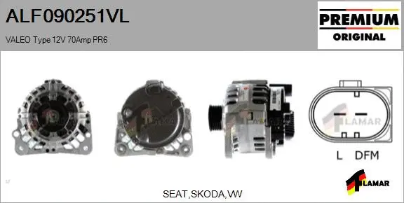 Alternator (ALF090251VL)