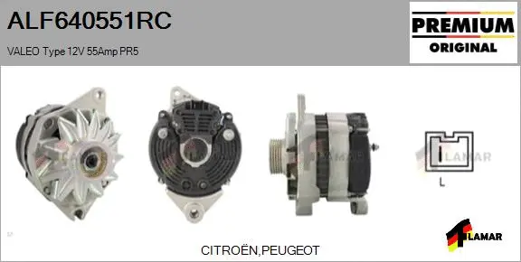 Alternator (ALF640551RC)